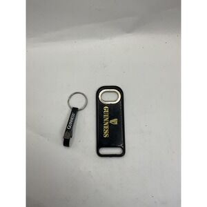 Guinness Bottle Opener Keychain Lot Black‎ and Gold Barware Accessories